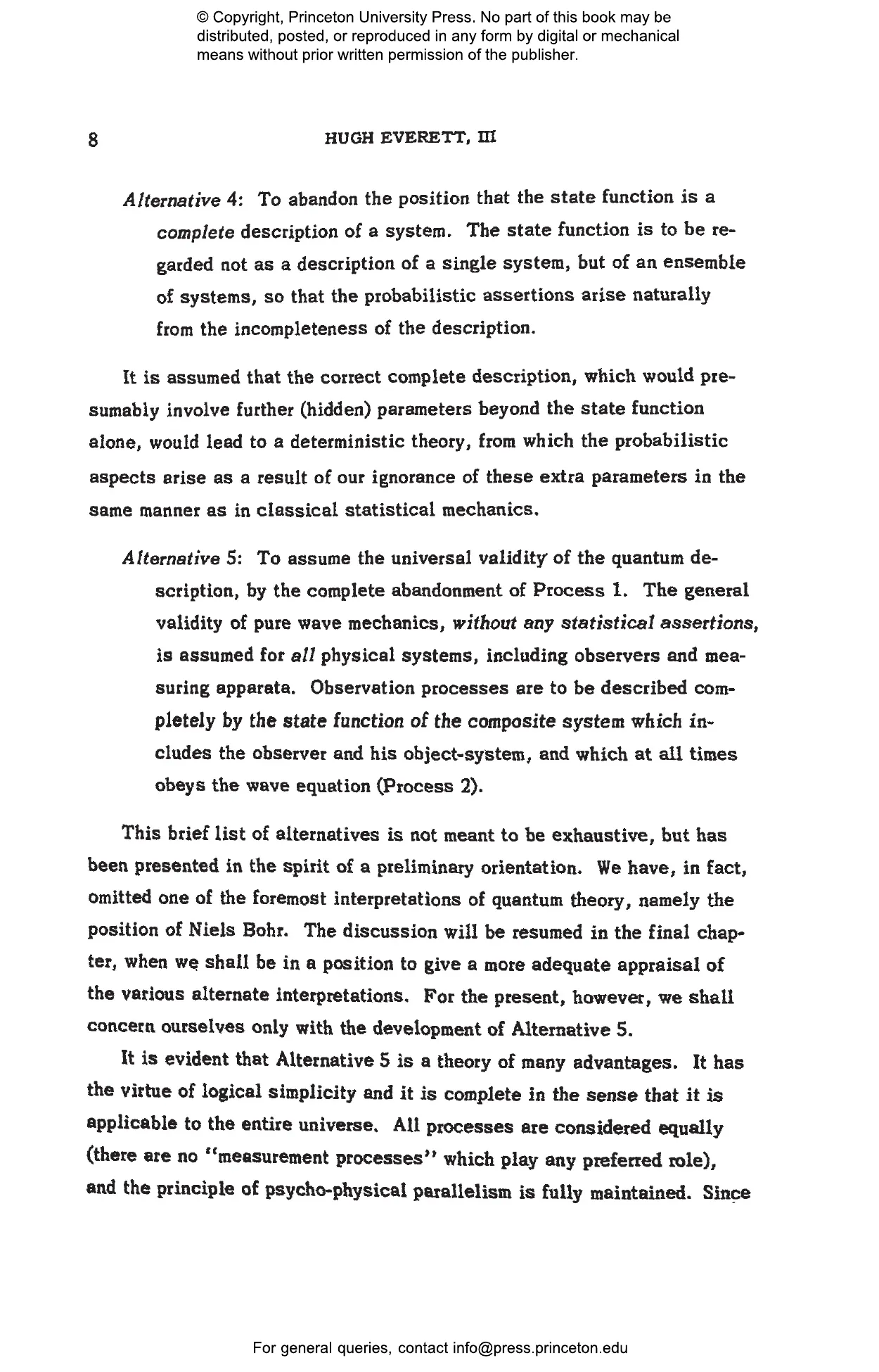 The Many-Worlds Interpretation of Quantum Mechanics | Princeton