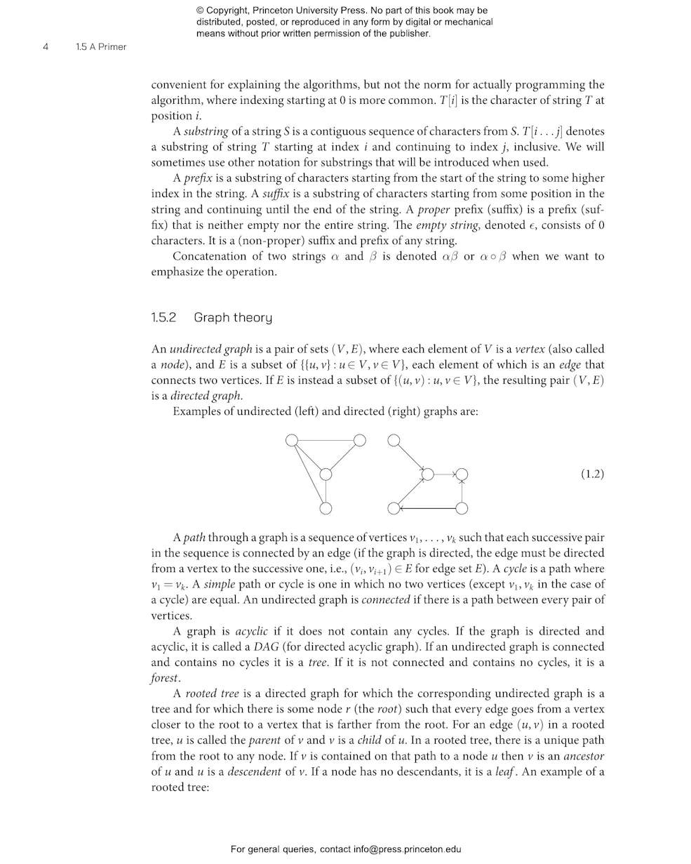 An Introduction to String Algorithms | Princeton University Press