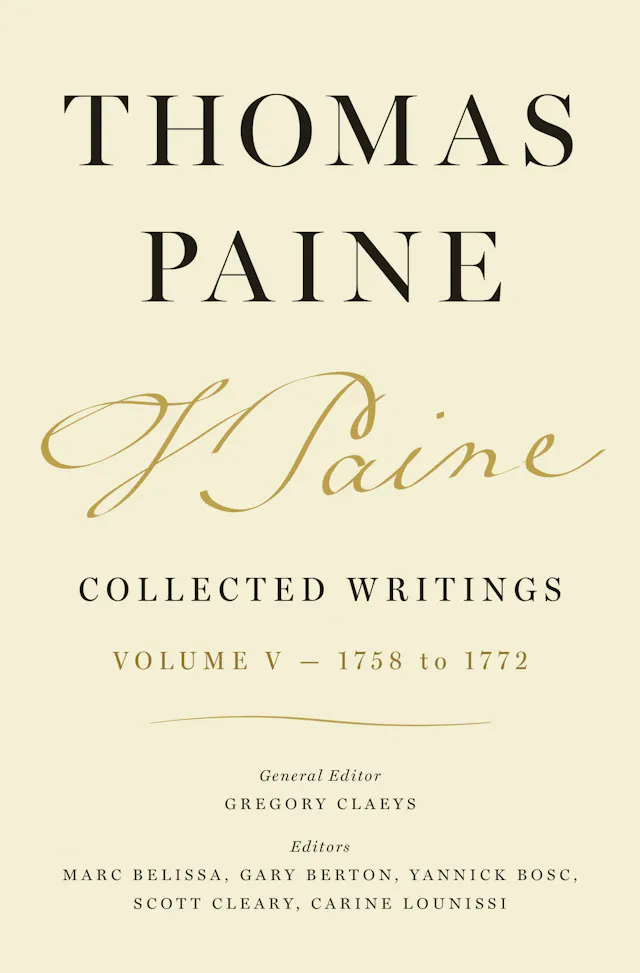 Thomas Paine Collected Writings, Volume 5