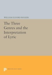 The Three Genres and the Interpretation of Lyric