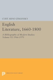 English Literature, 1660-1800