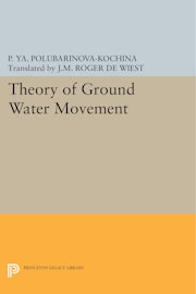 Theory of Ground Water Movement