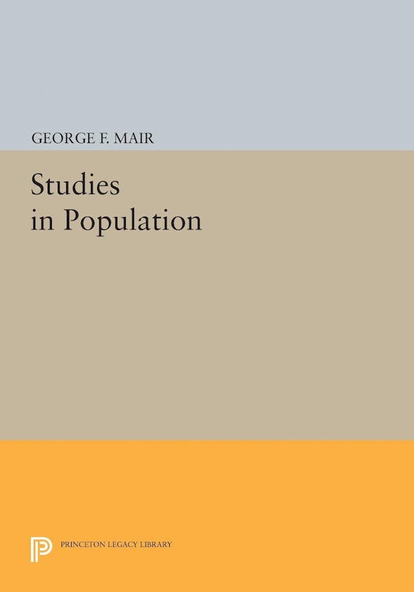 Studies in Population Princeton University Press