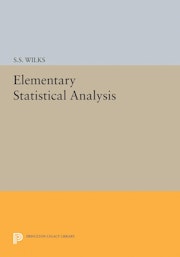 Elementary Statistical Analysis