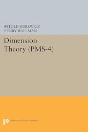 Dimension Theory (PMS-4), Volume 4