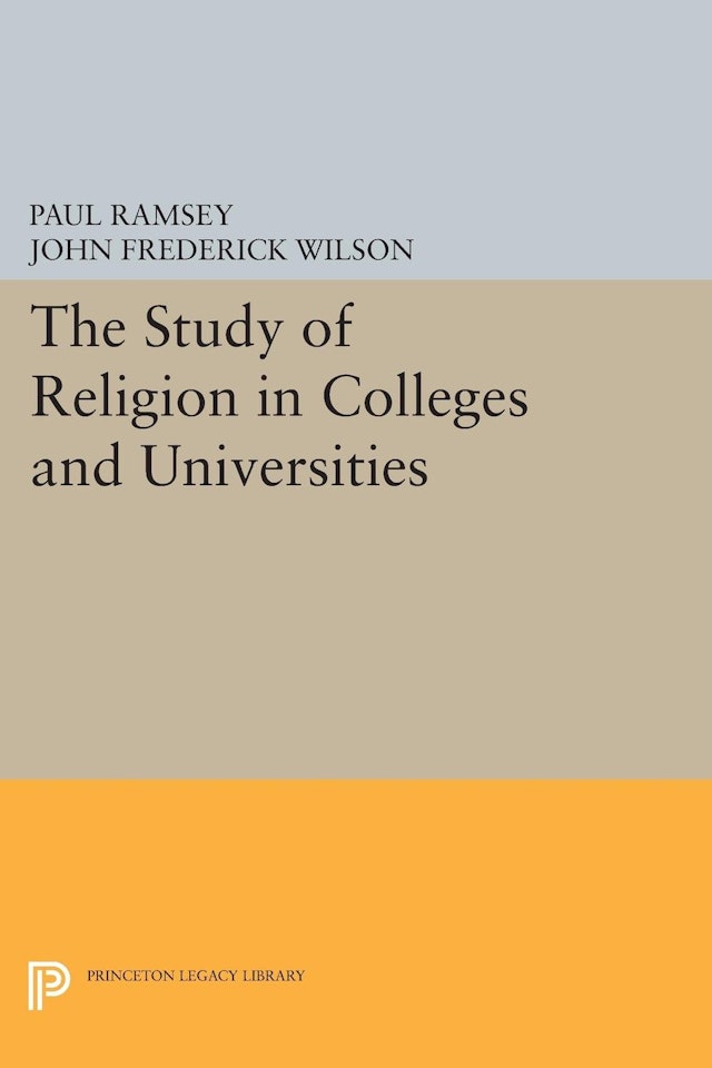 The Study of Religion in Colleges and Universities