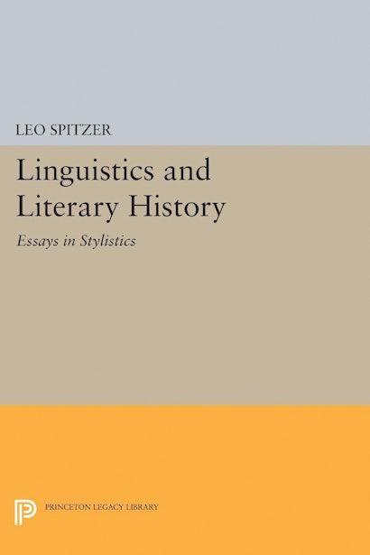 linguistics and literary history essays in stylistics