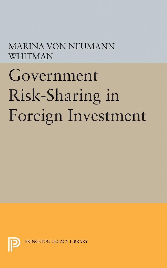 Government Risk-Sharing in Foreign Investment