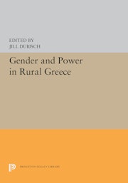 Gender and Power in Rural Greece