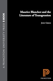 Maurice Blanchot and the Literature of Transgression