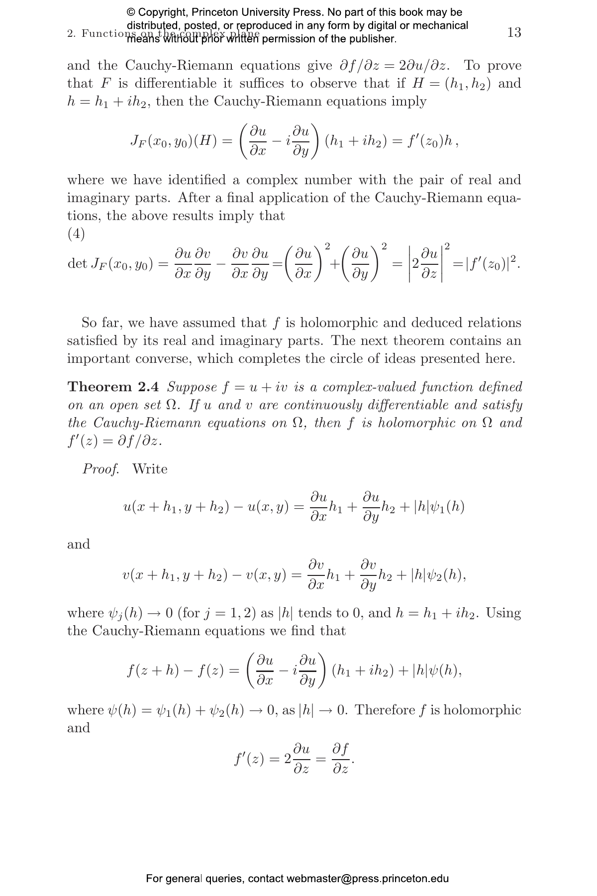 Complex Analysis | Princeton University Press