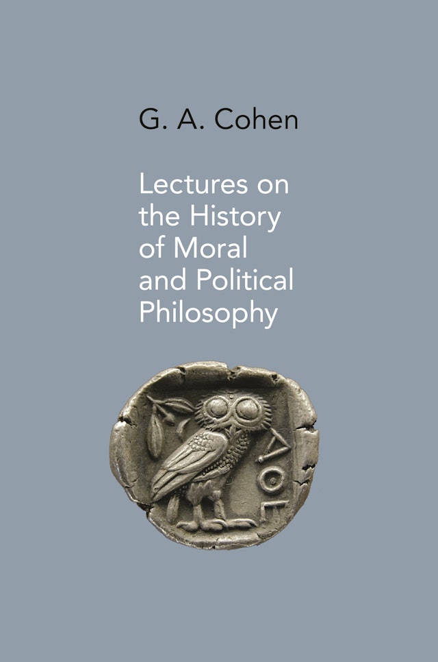 Lectures on the History of Moral and Political Philosophy