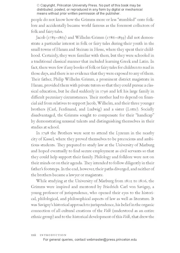 The Original Folk and Fairy Tales of the Brothers Grimm | Princeton ...