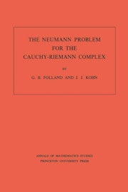 The Neumann Problem for the Cauchy-Riemann Complex. (AM-75), Volume 75