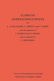 Flows on Homogeneous Spaces. (AM-53), Volume 53