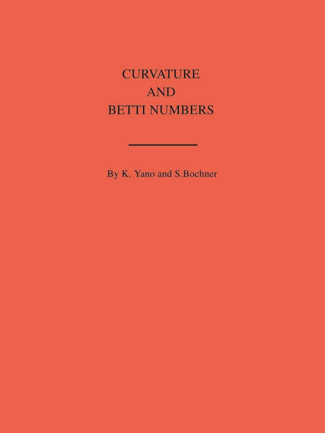 Curvature and Betti Numbers. (AM-32), Volume 32