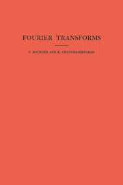 Fourier Transforms. (AM-19), Volume 19