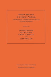 Modern Methods in Complex Analysis (AM-137), Volume 137