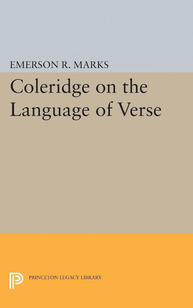 Coleridge on the Language of Verse