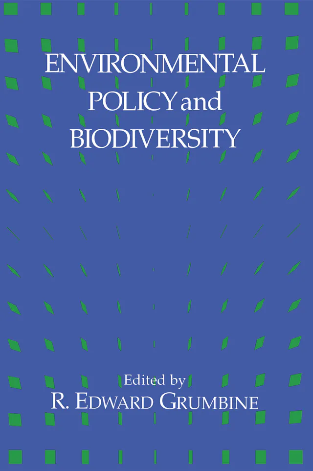 Environmental Policy and Biodiversity
