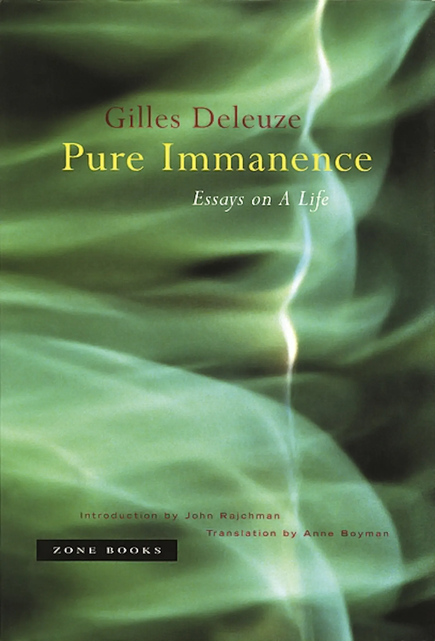Pure Immanence Princeton University Press
