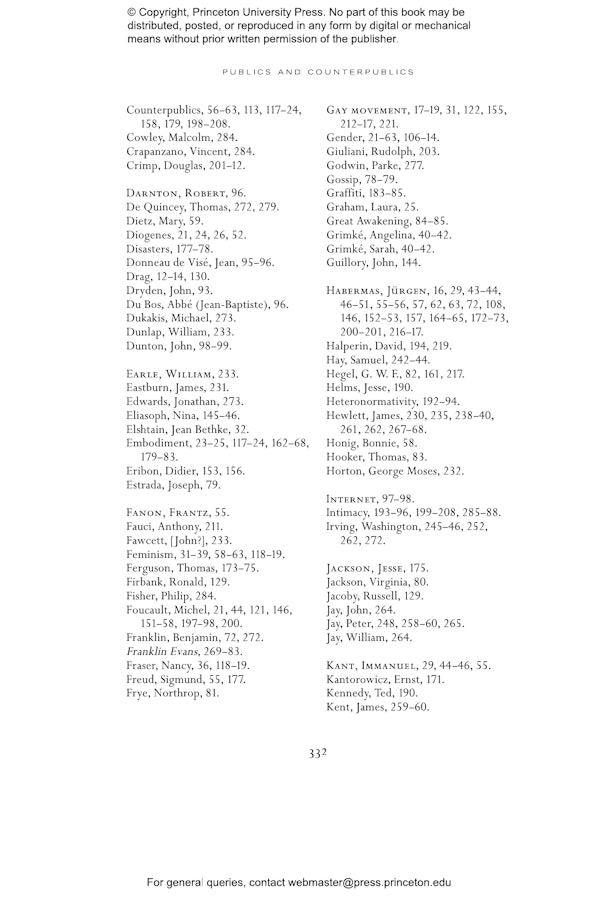 Publics and Counterpublics Princeton University Press